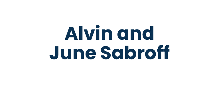Alvin and June Sabroff